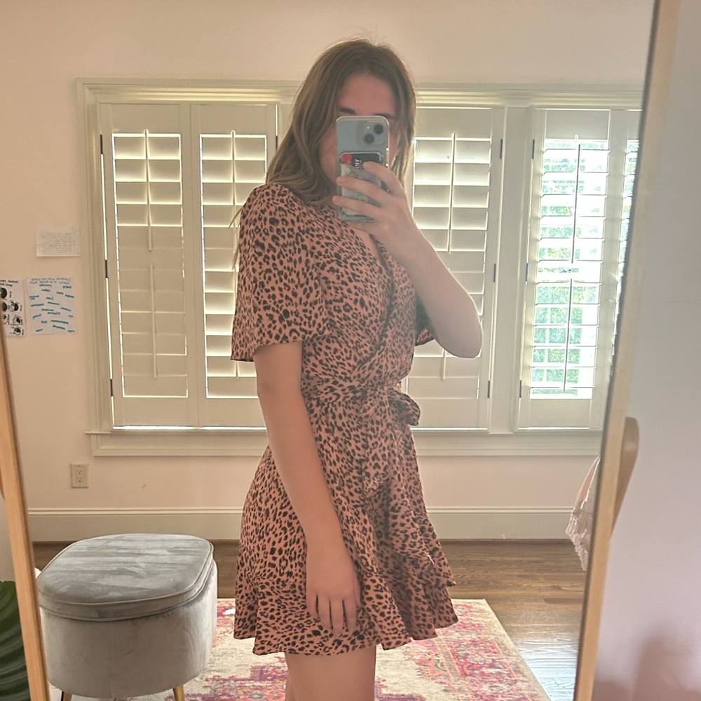 leopard print mini dress! - Picture 6 of 7
